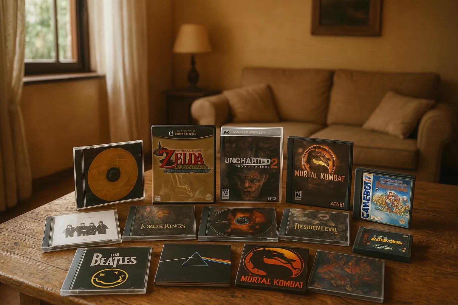 Collezionismo: il valore nascosto di CD, DVD e videogiochi rari