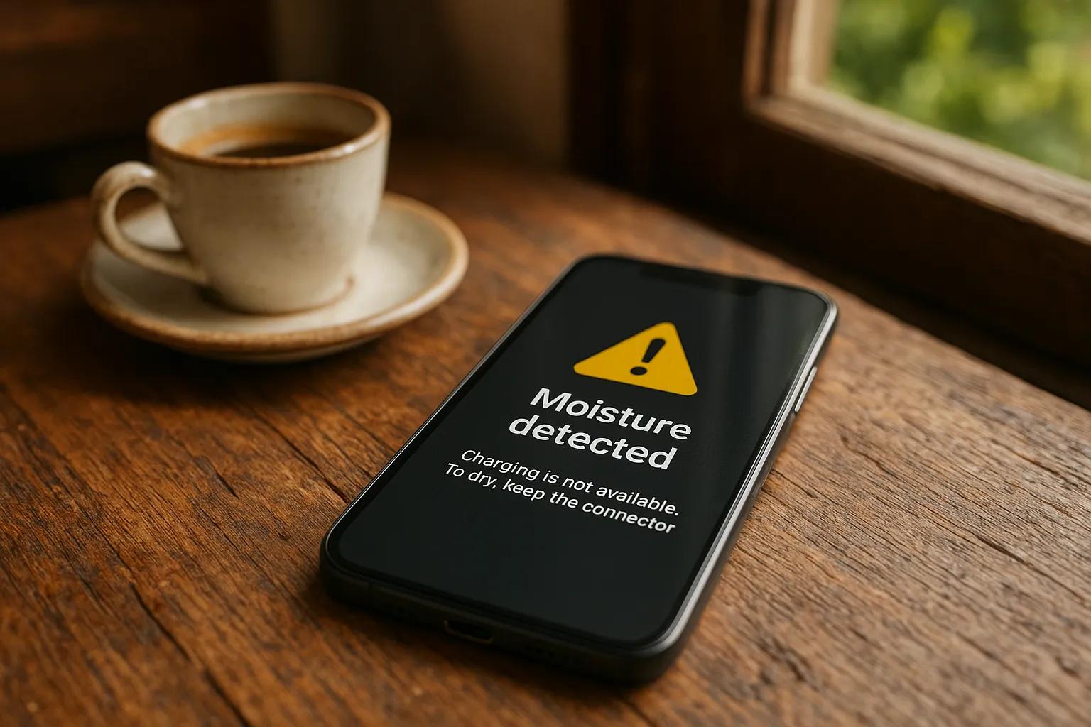 Come gestire l'avviso di umidità sul telefono per evitare danni