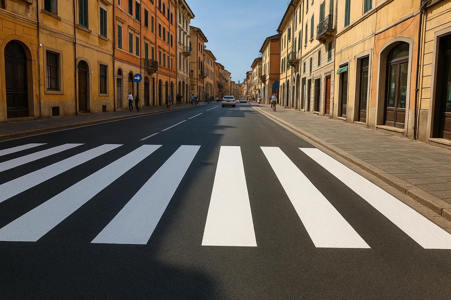 Censimento e rifacimento delle strisce pedonali nel municipio I