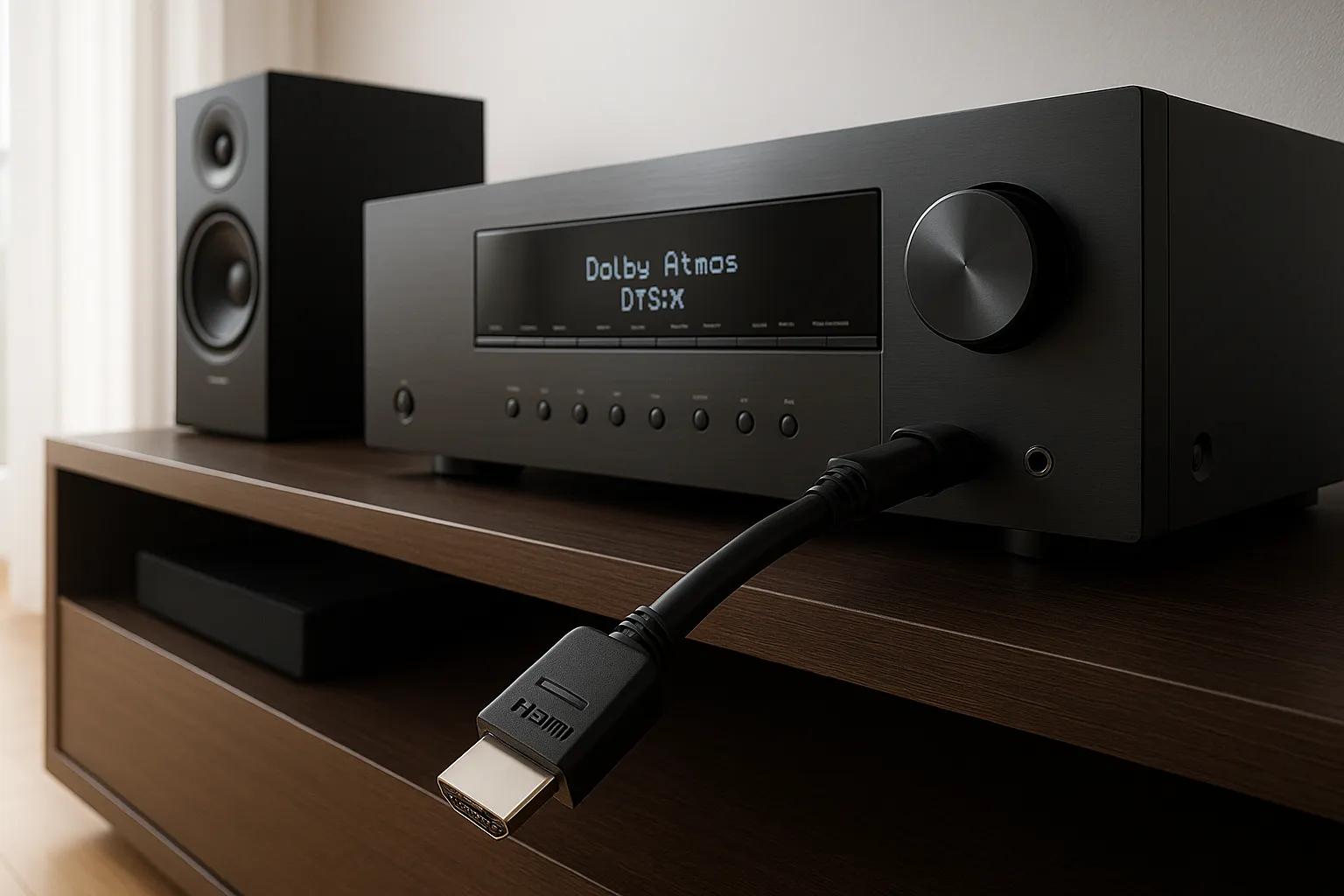 Importanza di collegare correttamente il cavo HDMI per Dolby Atmos e DTS:X