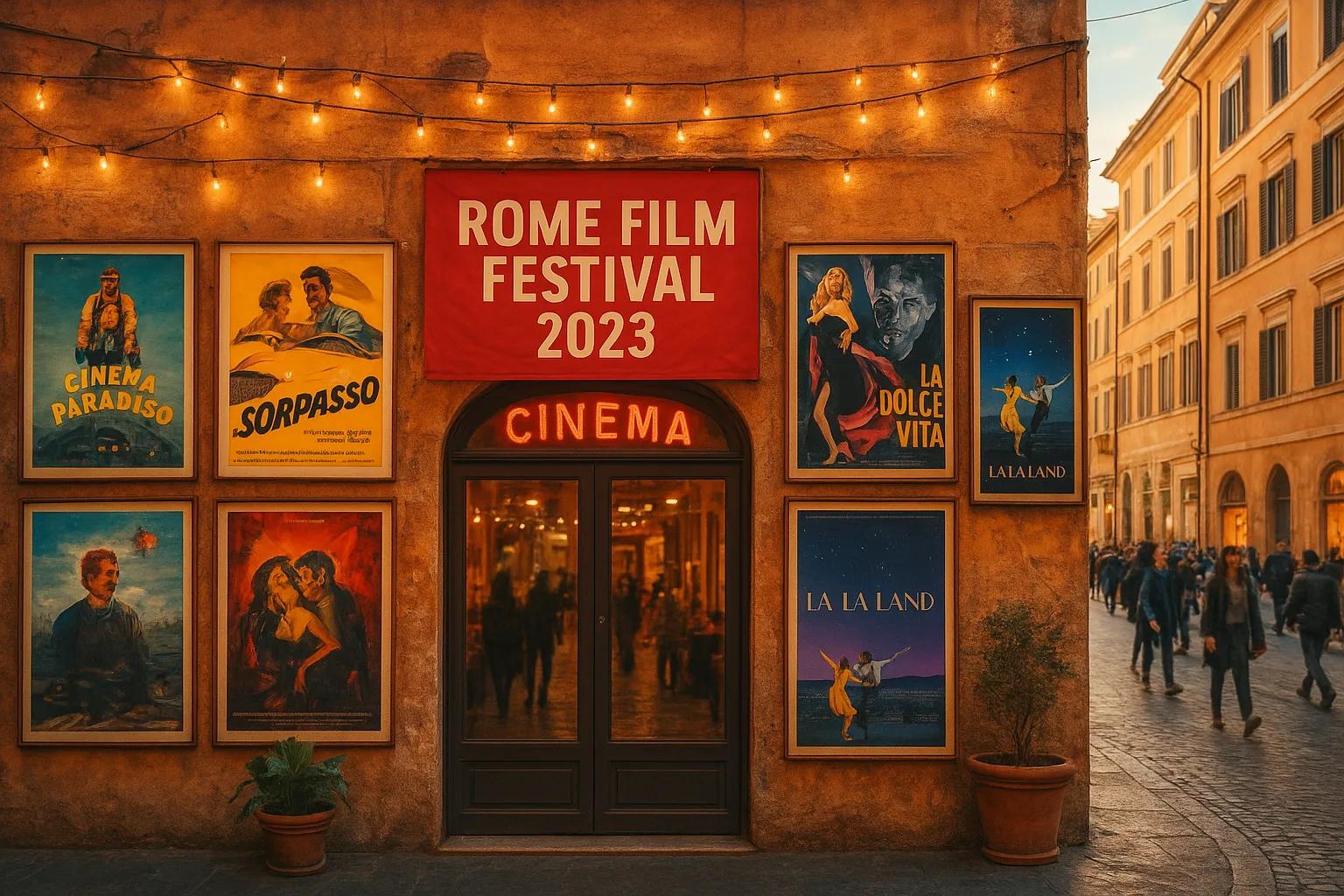 Festa del Cinema di Roma 2023: anteprima di una celebrazione internazionale