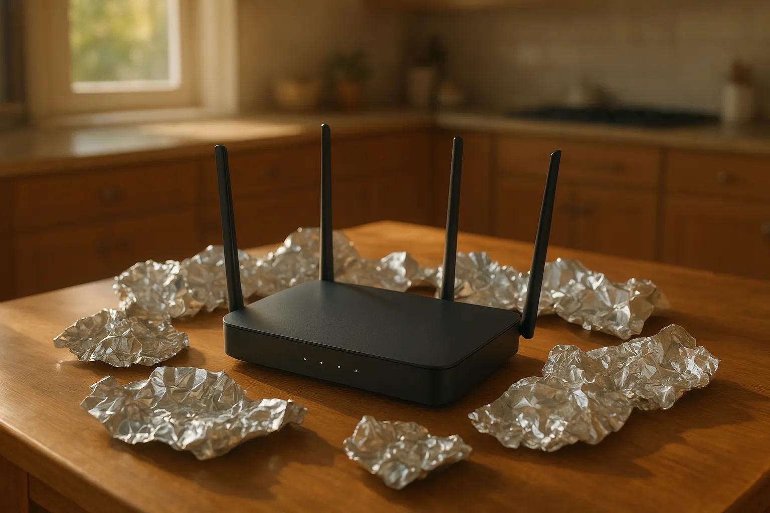 Test Wi-Fi: la carta stagnola migliora il segnale?