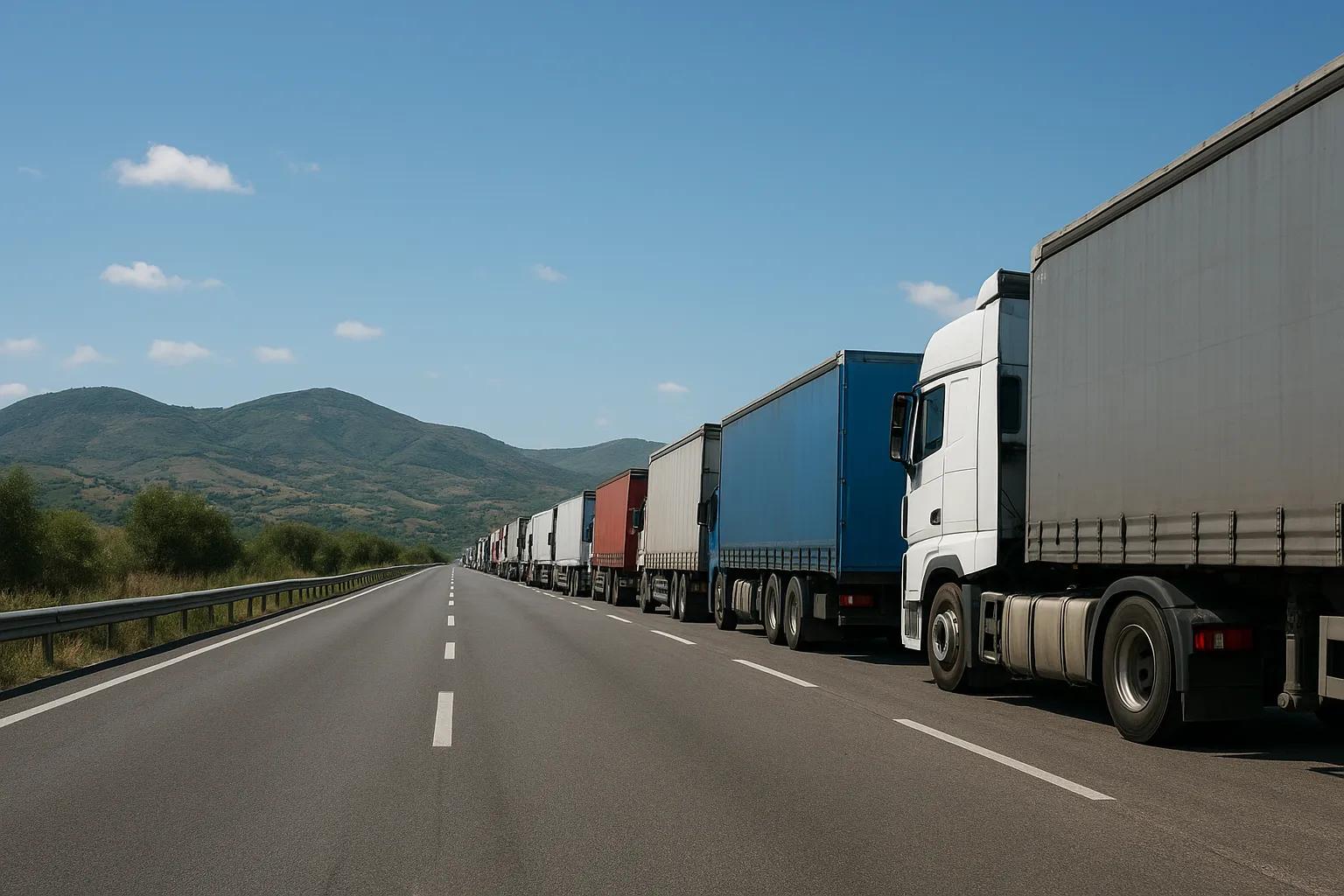 Protesta degli autotrasportatori in Campania: mobilitazione e decreto aiuti