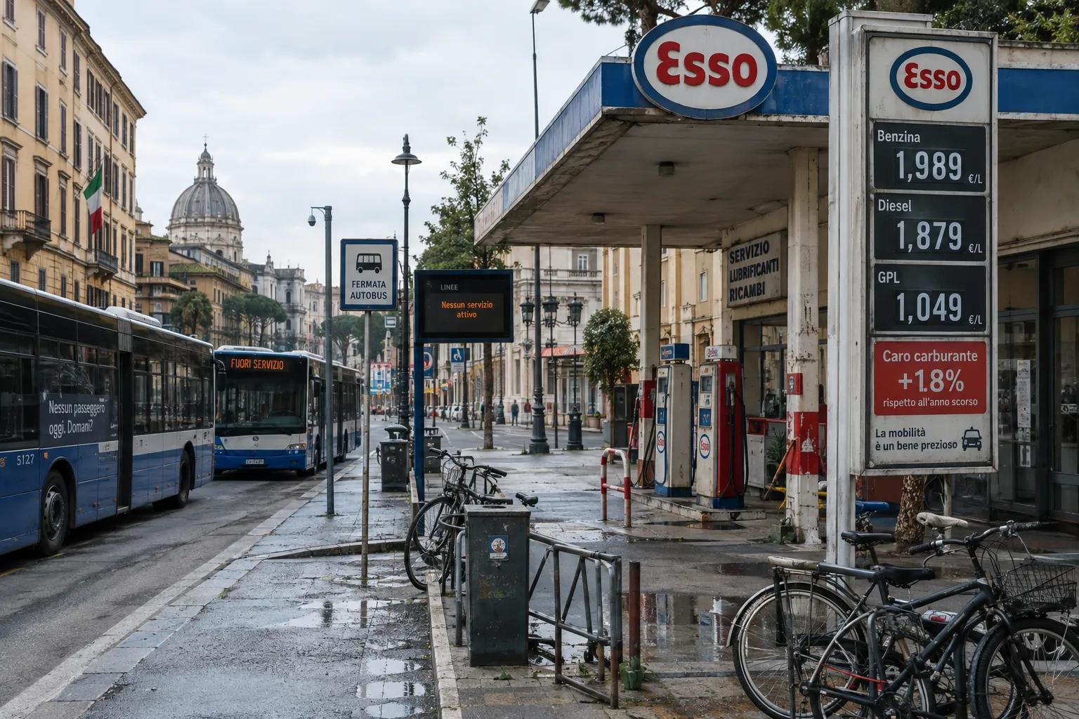 Bari tra le città più colpite dal caro carburante e carenze nei trasporti