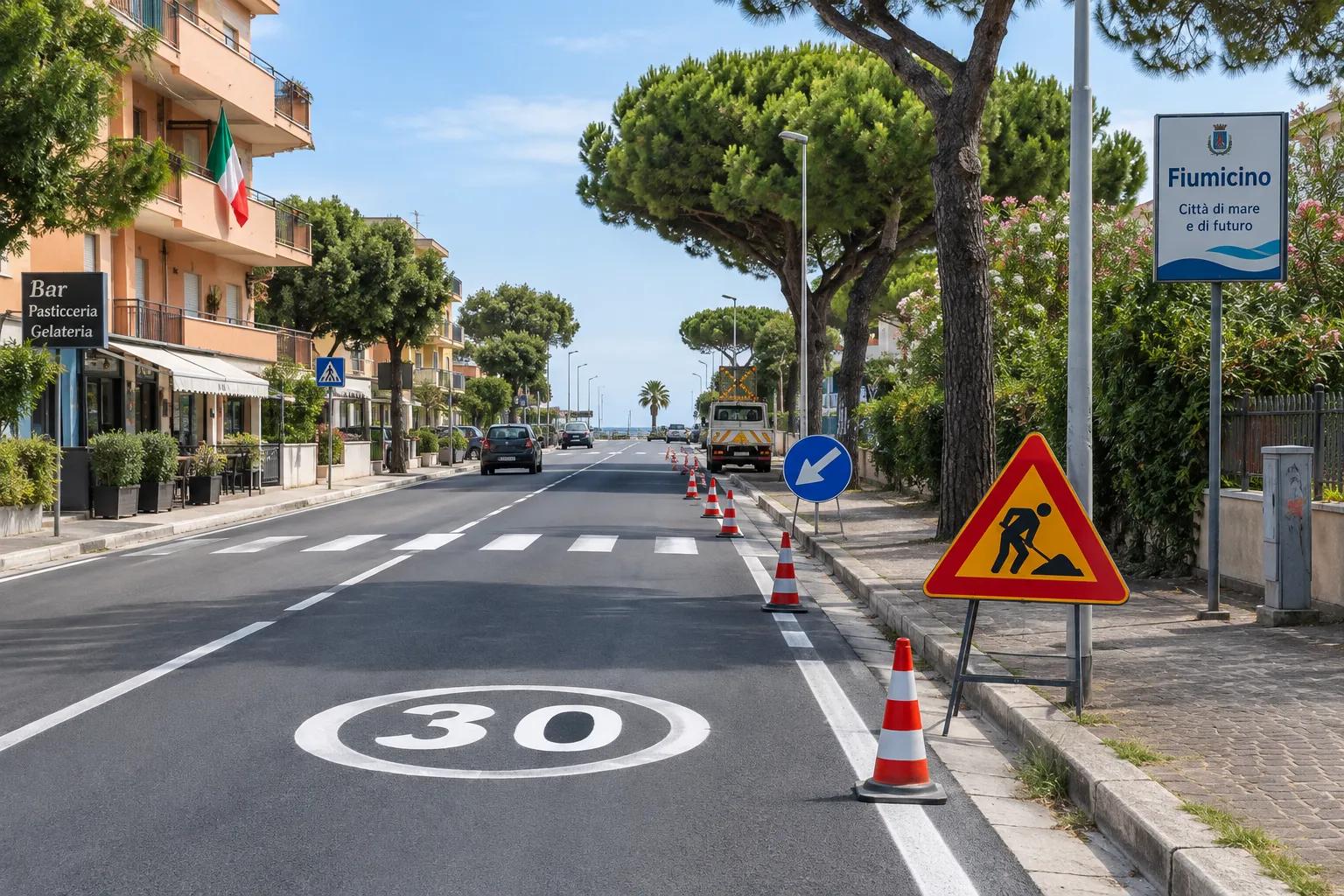 Fiumicino: Interventi sulla viabilità dal 2 novembre 2026