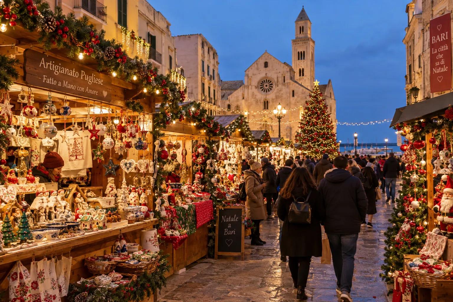 Disponibili gli spazi espositivi per il mercatino natalizio di Bari