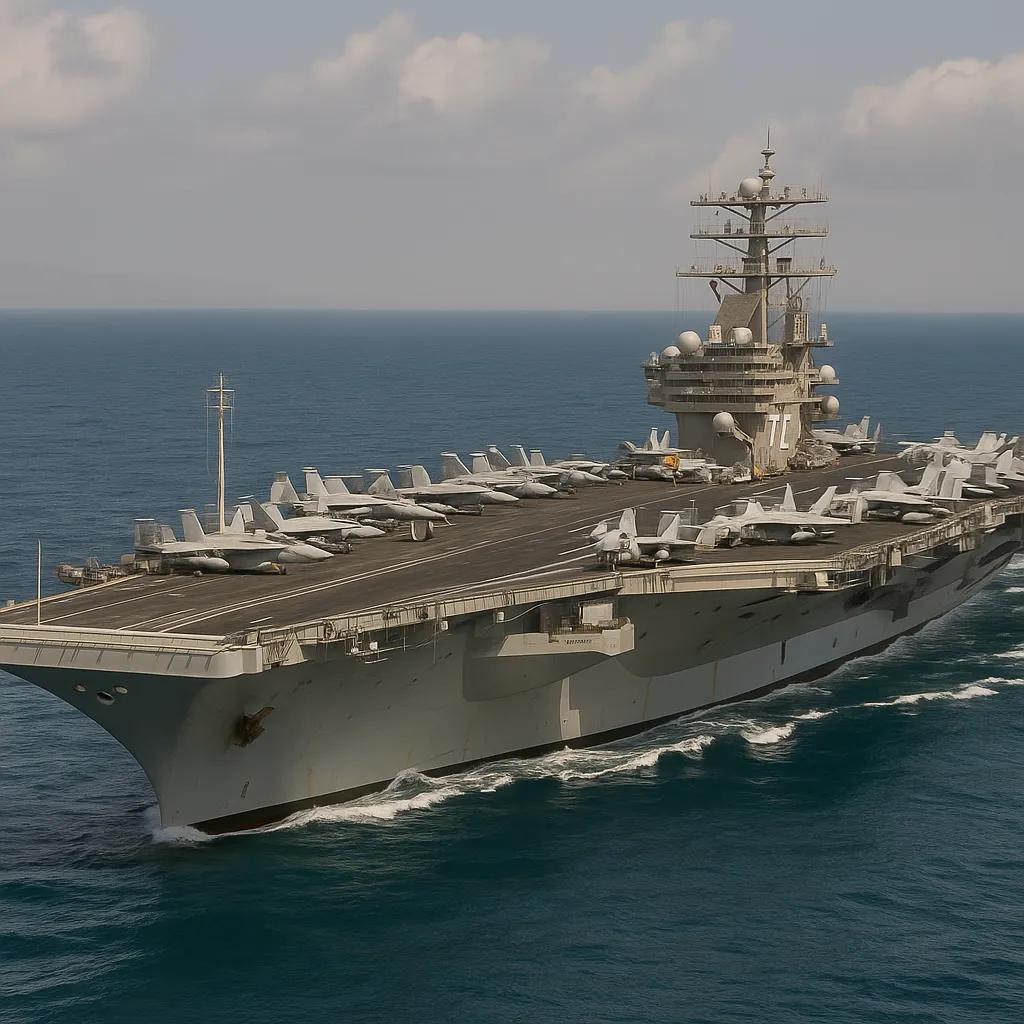USS Abraham Lincoln allo stremo: cibo scarso al largo dell’Iran