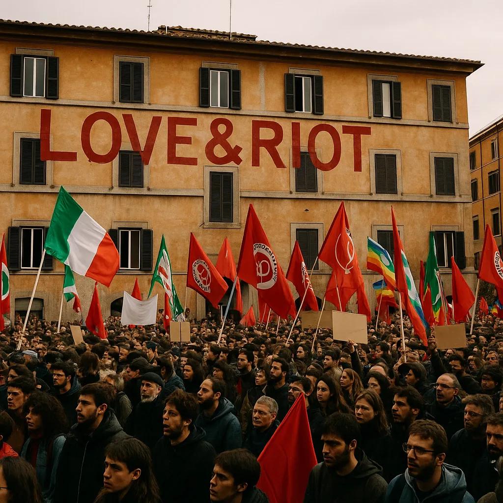 Manifestazione Spin Time, la piazza riapre il nodo casa