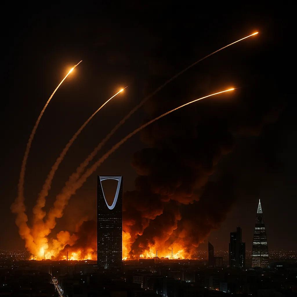 Attacchi Houthi su Riad, allarme aereo e incendio in area Aramco