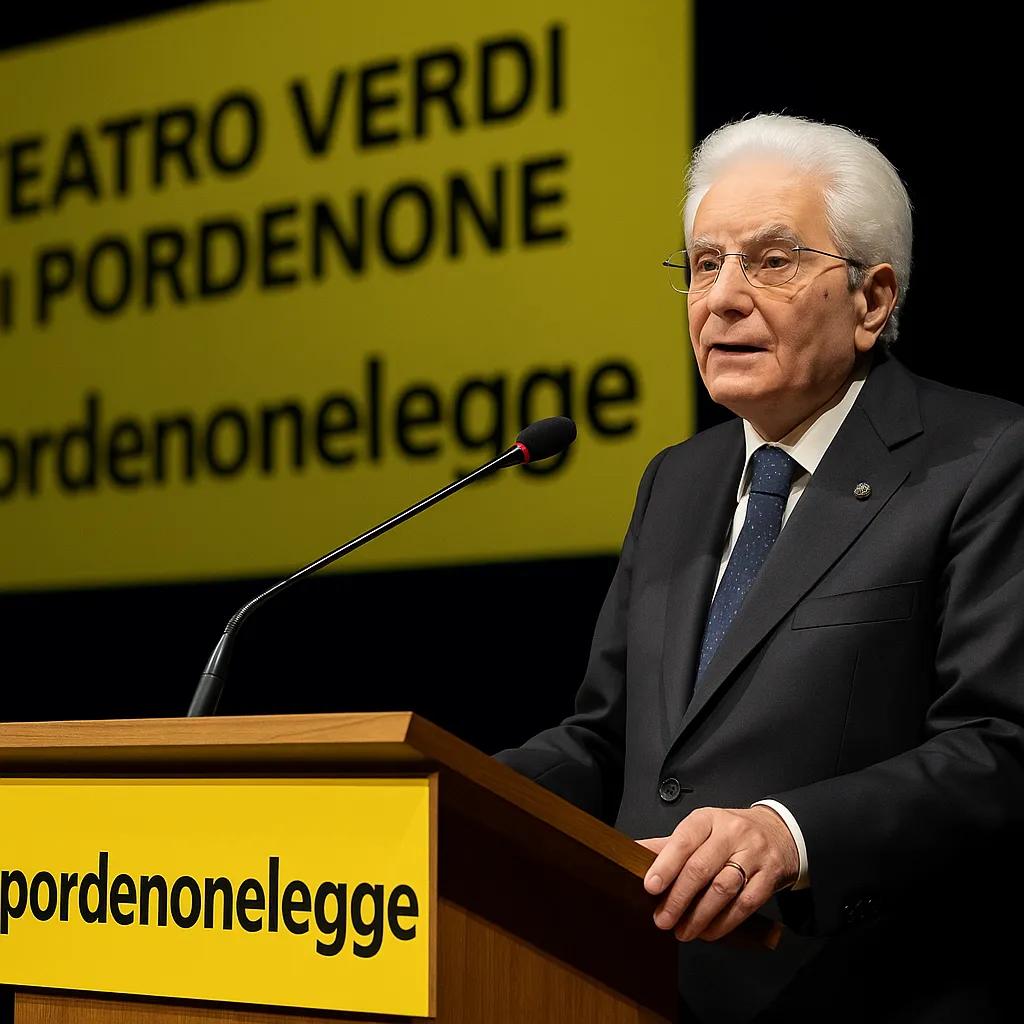 Mattarella a Pordenonelegge: diritti e dissenso al centro del discorso
