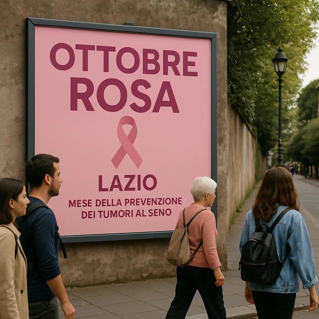 Ottobre Rosa Regione Lazio 2026: mammografie gratis dai 45 anni