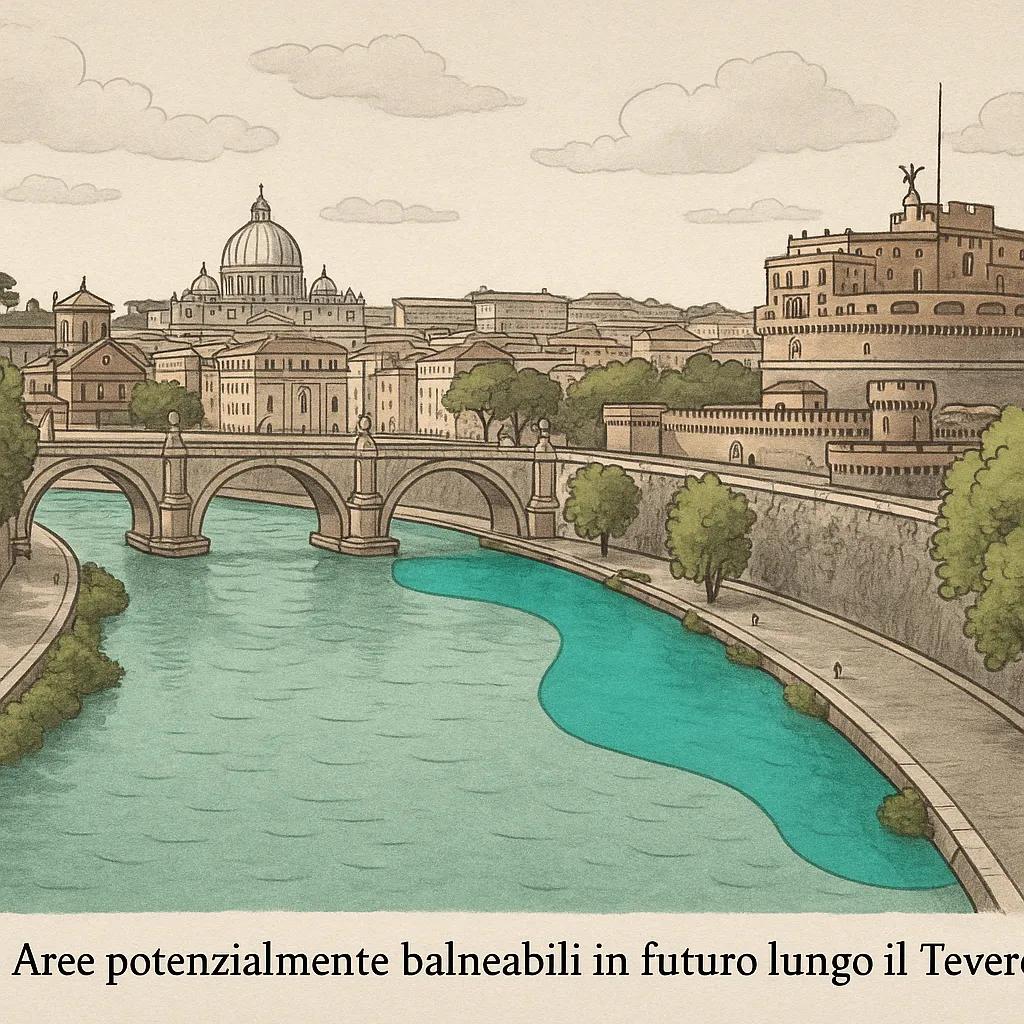 Balneabilità del Tevere, Gualtieri rilancia il piano entro il 2032
