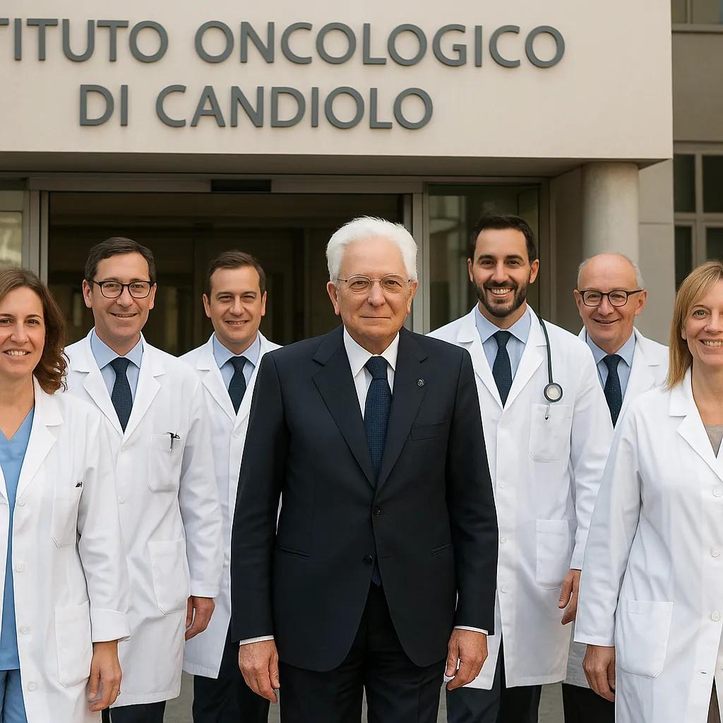 Sergio Mattarella visita l'Istituto oncologico di Candiolo e la Terra Madre Salone del Gusto