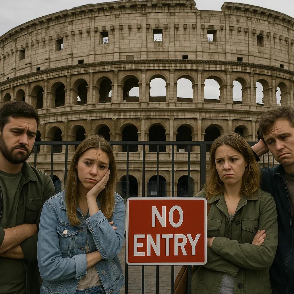 Chiusura del Colosseo: indagini in corso dopo incidente mortale