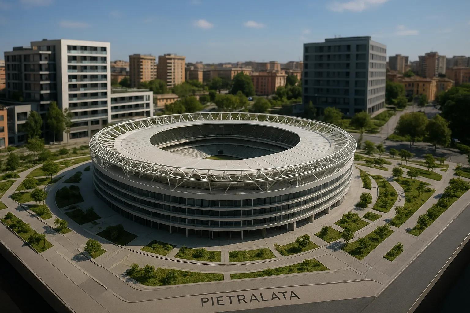 Conferenza dei servizi approva il nuovo stadio della Roma a Pietralata