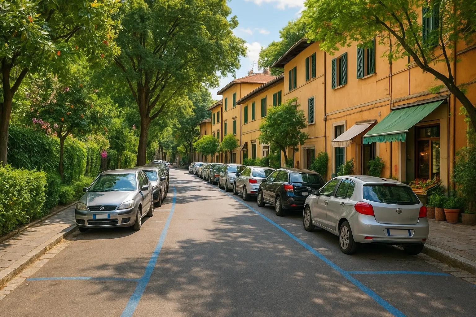 Riduzione delle strisce blu al Villaggio Olimpico dopo le rimostranze
