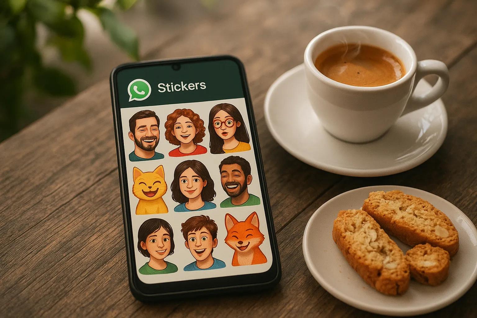 Creare sticker personalizzati su WhatsApp grazie all'IA generativa