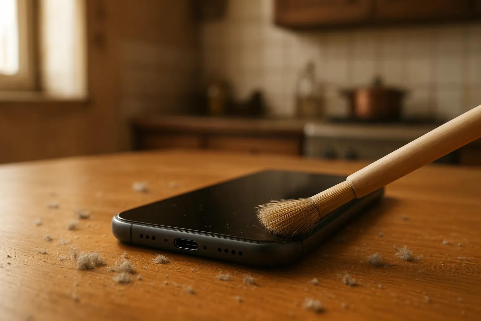 Come pulire la porta USB-C di uno smartphone in sicurezza