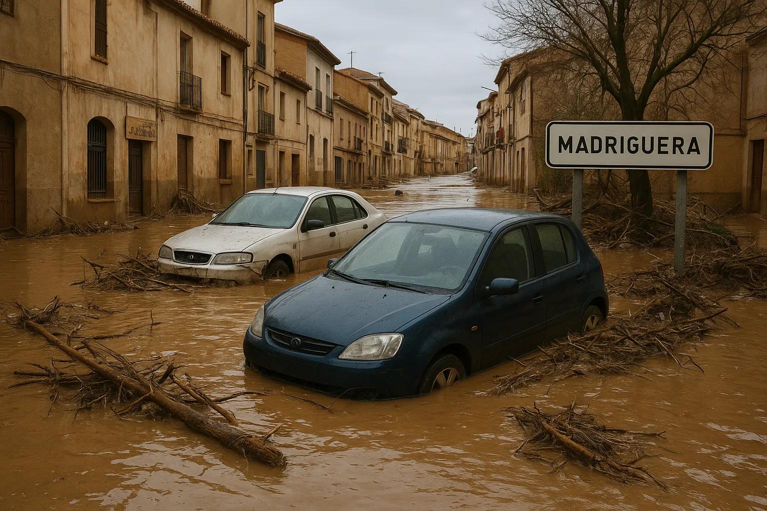Alluvione a Madrigueras: una vittima e soccorsi in azione
