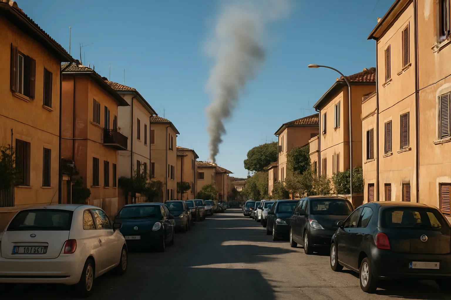 Esplosione nei box auto a Cinecittà: evacuazione e indagini in corso