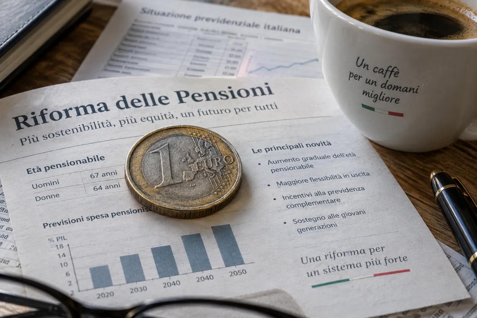Nuovi coefficienti di trasformazione ridurranno le pensioni dal 2027