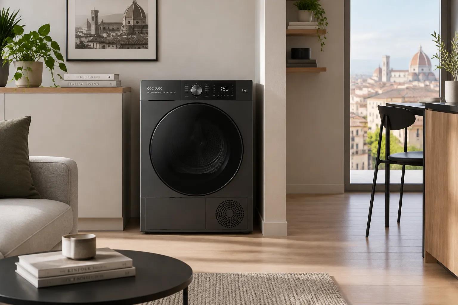 Cecotec Bolero DressCode Dry 3150V Dark: una mini asciugatrice compatta per piccoli spazi
