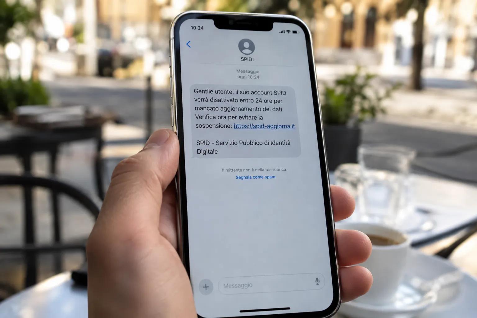 Attenzione agli SMS truffa che imitano i servizi SPID