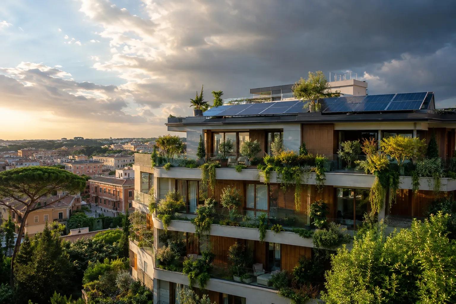 L'efficienza energetica influenza il mercato immobiliare di Roma